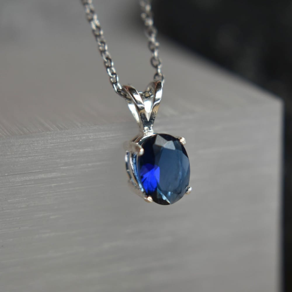 Sapphire Necklace Necklaces Handmade Handcrafted