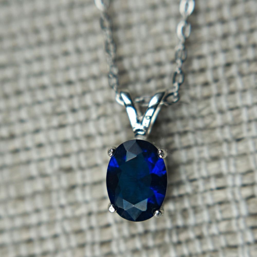 Sapphire Necklace Necklaces Handmade Handcrafted