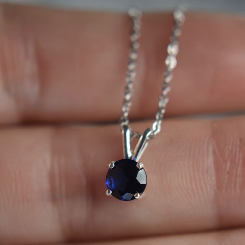 Sapphire Necklace Necklaces Handmade Handcrafted