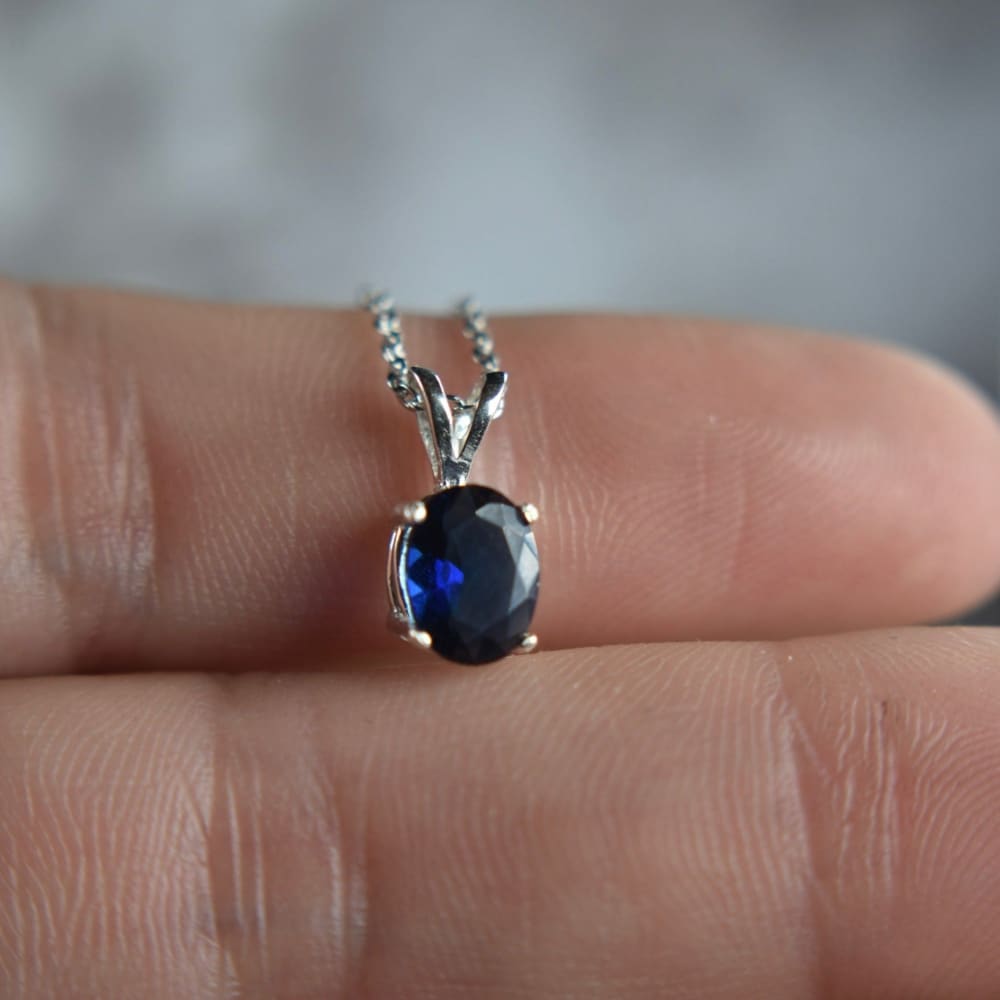 Sapphire Necklace Necklaces Handmade Handcrafted