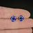 Sapphire Stud Earrings Earrings Handmade Handcrafted