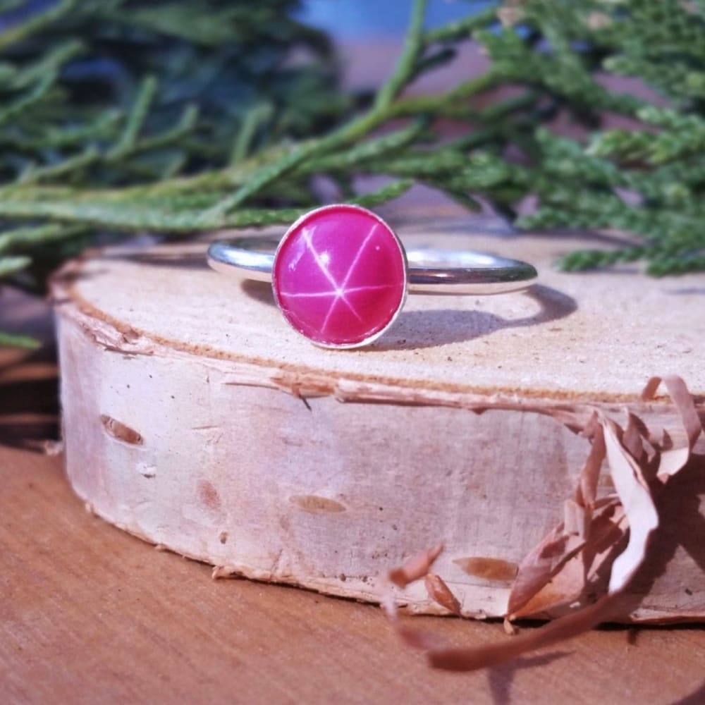 Star Ruby Ring Rings Handmade JSL Made in USA