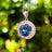 Sunburst Necklace - London Blue Topaz Necklaces Handmade Handcrafted