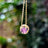 Swirl Necklace - Amethyst Necklaces Handmade Handcrafted