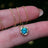 Swirl Necklace - Blue Topaz Necklaces Handmade Handcrafted