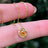 Swirl Necklace - Citrine Necklaces Handmade Handcrafted
