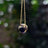 Swirl Necklace - Onyx Necklaces Handmade Handcrafted