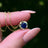 Swirl Necklace - Sapphire Necklaces Handmade Handcrafted