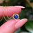 Swirl Necklace - Sapphire Necklaces Handmade Handcrafted