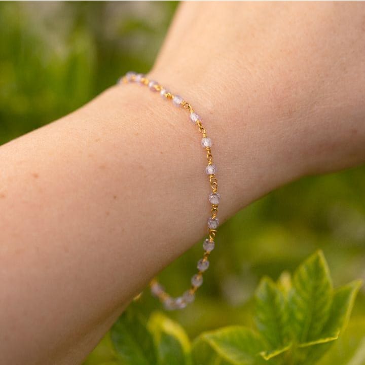 Tanzanite Beaded Bracelet Bracelet Handmade Handcrafted