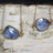 Tanzanite Slice Necklace Necklaces Handmade Handcrafted