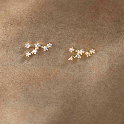 Taurus Constellation Star Astrology Earrings Earrings Handmade Handcrafted