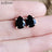 Teardrop Onyx Stud Earrings Earrings Handmade Handcrafted