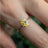 Teardrop Yellow Sapphire Ring Rings Handmade Handcrafted