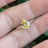 Teardrop Yellow Sapphire Ring Rings Handmade Handcrafted