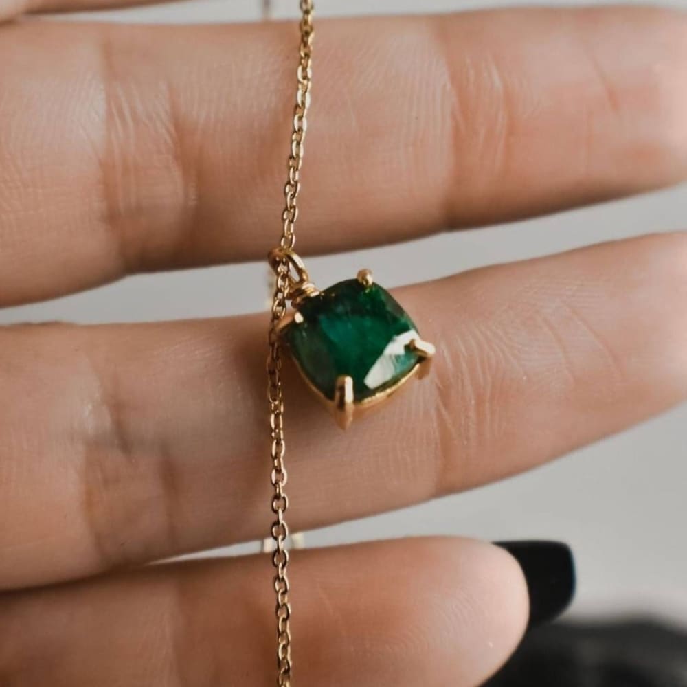 The Ashbourn - Natural Emerald Bracelet Bracelet Handmade Handcrafted