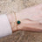 The Ashbourn - Natural Emerald Bracelet Bracelet Handmade Handcrafted