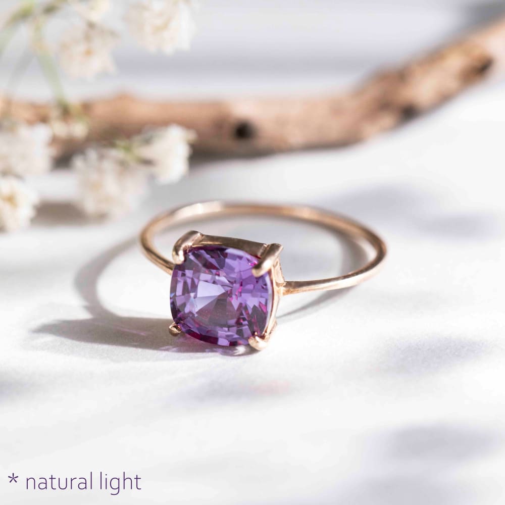 The Asher - Alexandrite Rings Handmade Handcrafted