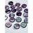 The Asher (double band) - Natural Bi-Color Fluorite Rings Handmade Handcrafted