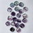 The Asher (double band) - Natural Bi-Color Fluorite Rings Handmade Handcrafted