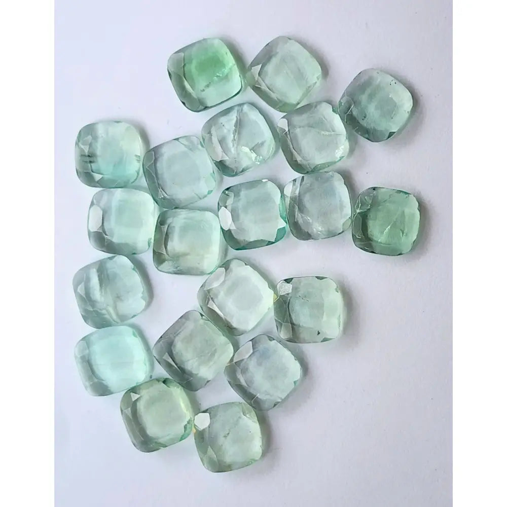 The Asher (double band) - Natural Green Fluorite Rings Handmade Handcrafted