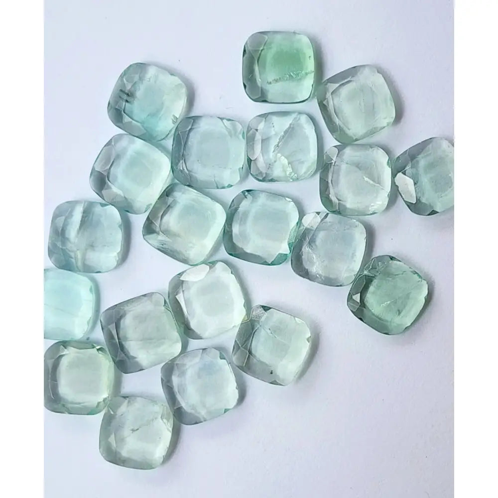 The Asher (double band) - Natural Green Fluorite Rings Handmade Handcrafted