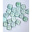 The Asher (double band) - Natural Green Fluorite Rings Handmade Handcrafted
