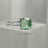 The Asher (double band) - Natural Green Fluorite Rings Handmade Handcrafted
