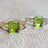 The Asher - Natural Peridot Double Band Rings Handmade Handcrafted