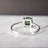 The Asher - Glowing Teal Diamond (GBD003) Rings Handmade Handcrafted