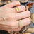 The Asher - Lab Brilliant Citrine Rings Handmade Handcrafted