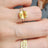 The Asher - Lab Brilliant Citrine Rings Handmade Handcrafted