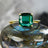 The Asher - Lab Emerald Rings Handmade Handcrafted