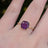 The Asher - Natural Amethyst Rings Handmade Handcrafted