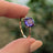 The Asher - Natural Amethyst Rings Handmade Handcrafted