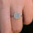 The Asher - Natural Aqua Chalcedony Rings Handmade Handcrafted
