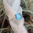 The Asher - Natural Blue Topaz Rings Handmade Handcrafted
