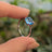 The Asher - Natural Blue Topaz Rings Handmade Handcrafted