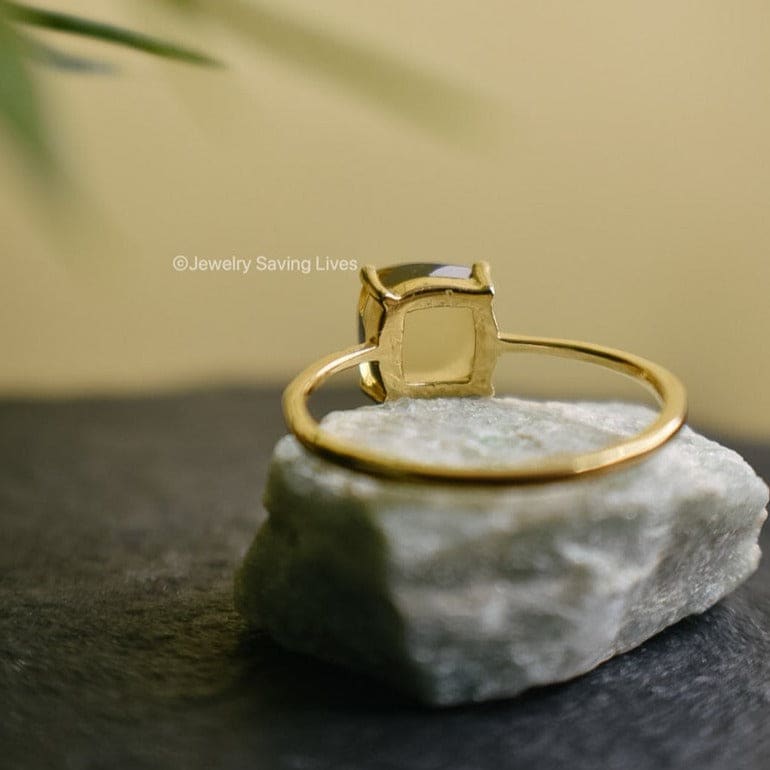 The Asher - Natural Citrine Rings Handmade Handcrafted