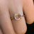 The Asher - Natural Clear Quartz Rings Handmade Handcrafted