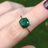 The Asher - Natural Emerald Rings Handmade Handcrafted