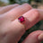 The Asher - Natural Garnet Rings Handmade Handcrafted