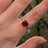 The Asher - Natural Garnet Rings Handmade Handcrafted