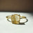 The Asher - Natural Golden Rutilated Quartz Rings Handmade Handcrafted