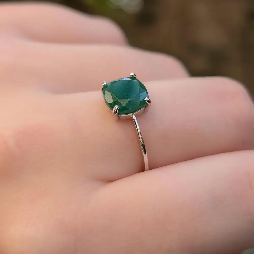 The Asher - Natural Jade Rings Handmade Handcrafted