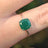 The Asher - Natural Jade Rings Handmade Handcrafted