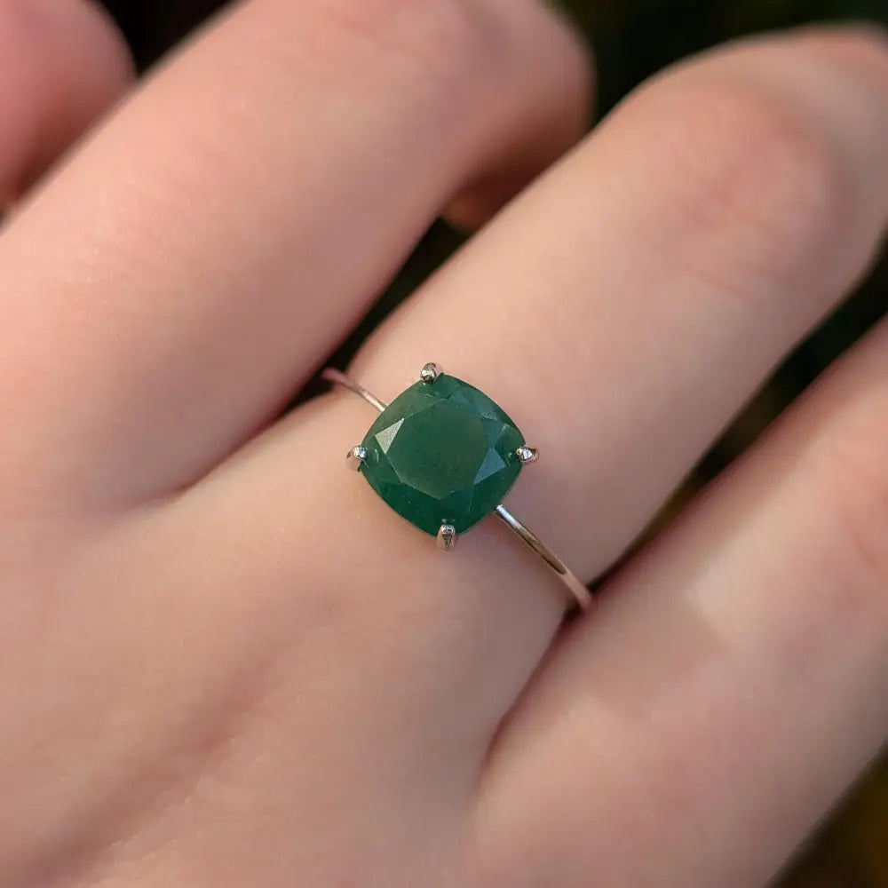 The Asher - Natural Jade Rings Handmade Handcrafted