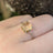 The Asher - Natural Lemon Topaz Rings Handmade Handcrafted