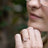 The Asher - Natural Rose Quartz Rings Handmade Handcrafted