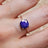The Asher - Natural Sapphire Rings Handmade Handcrafted